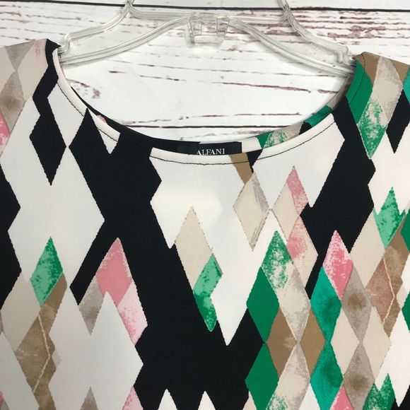 Alfani Printed High Low Tunic - Picture 4 of 8